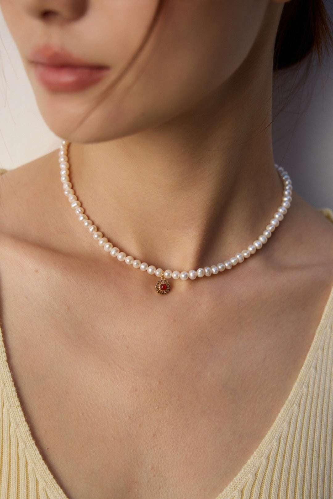 Polaris Strand Necklace |Eudorra Jewelry.