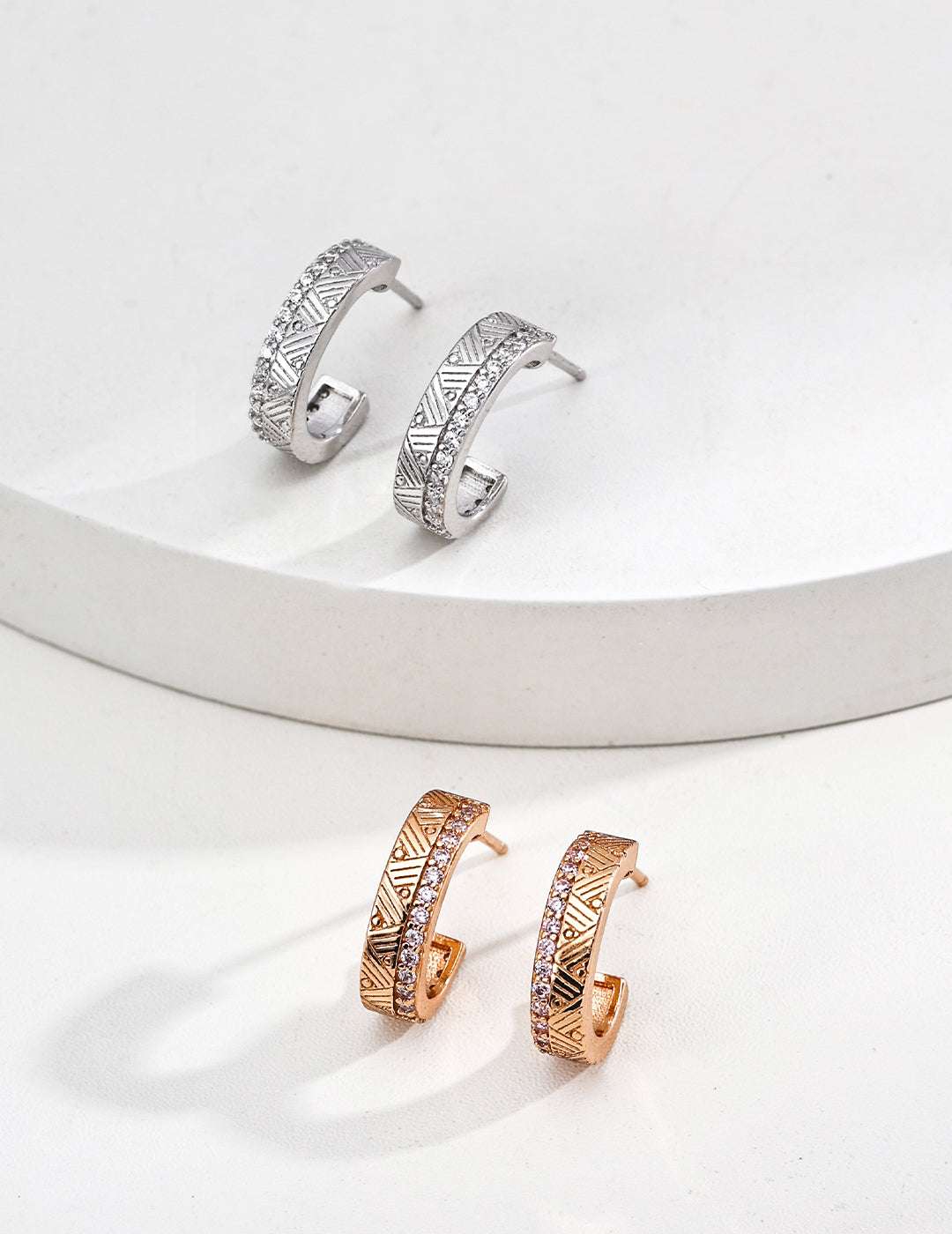 Chronicle Spark Earrings |Eudorra Jewelry.