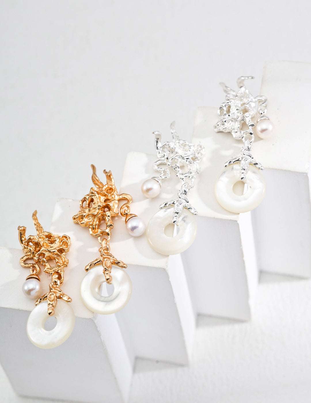 Baroque Aurora Earrings |Eudorra Jewelry.