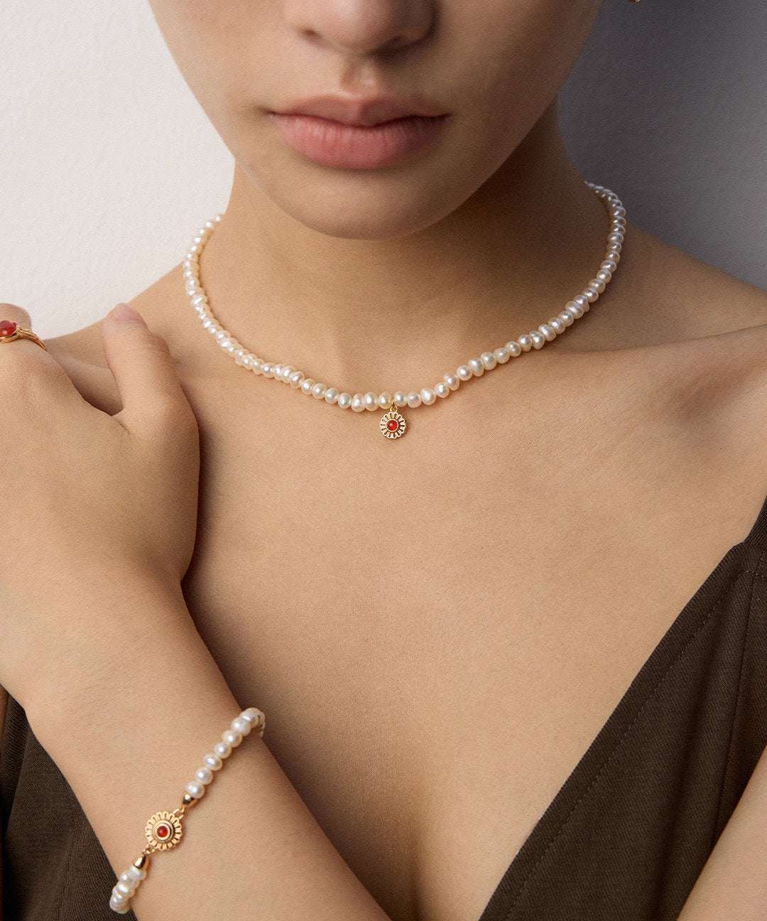 Polaris Strand Necklace |Eudorra Jewelry.