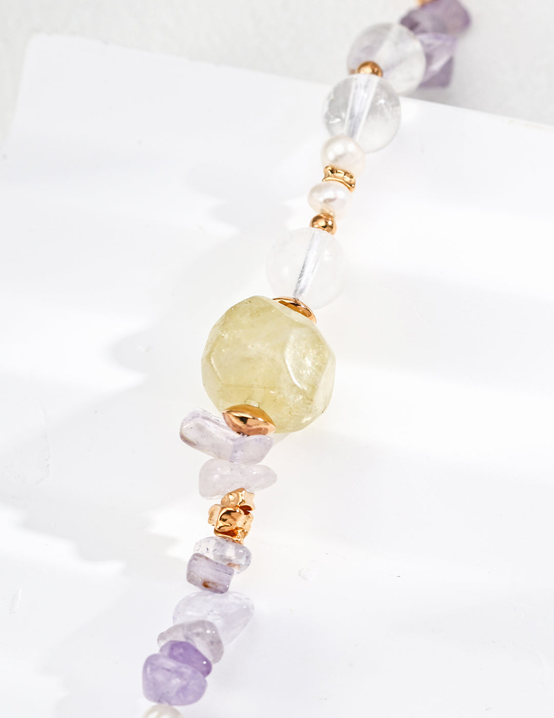Lavender Crystal Bracelet | Lavender Silver Bracelet | Eudorra Jewelry