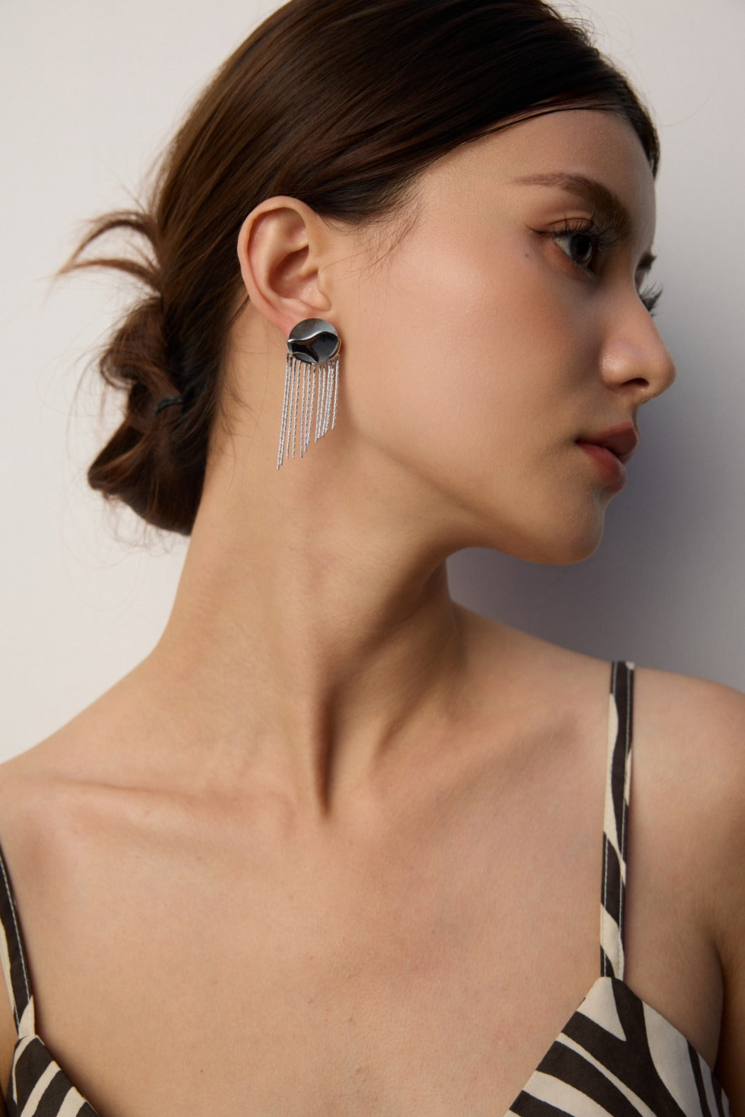 Dangle Earrings | Dual-Tone Tassel Earrings | Eudorra Jewelry