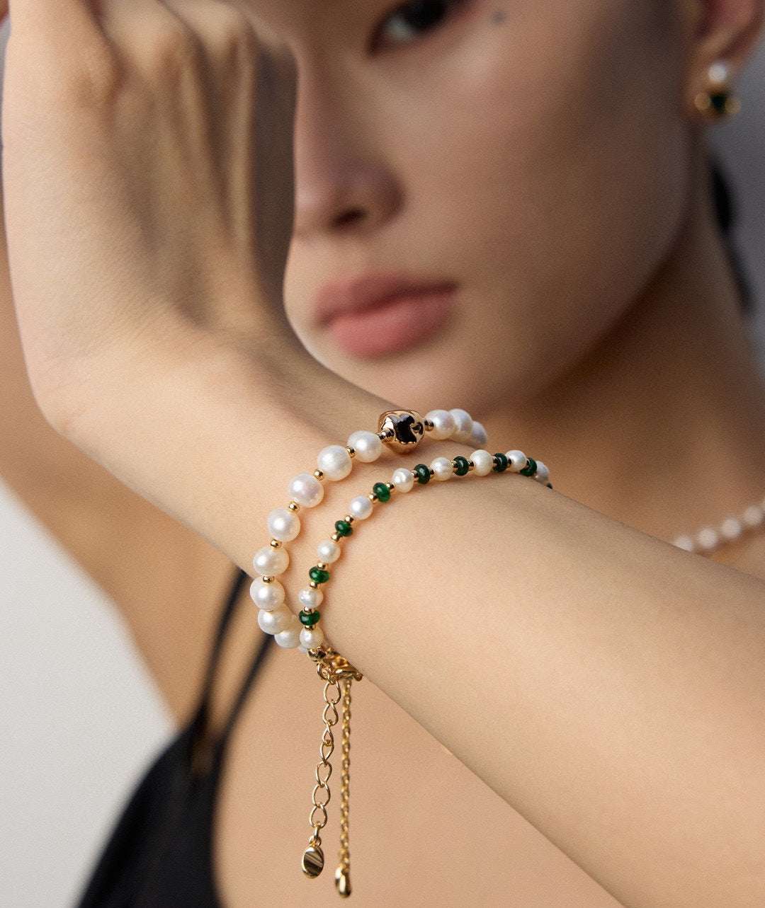 Solitaire Resonance Bracelet |Eudorra Jewelry.