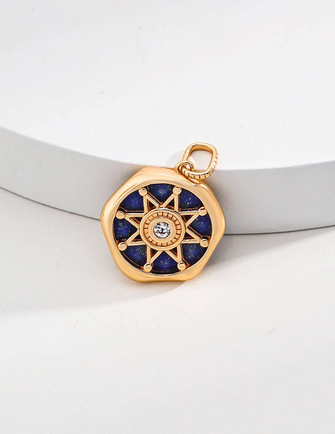 Celestial Lapis Necklace |Eudorra Jewelry.