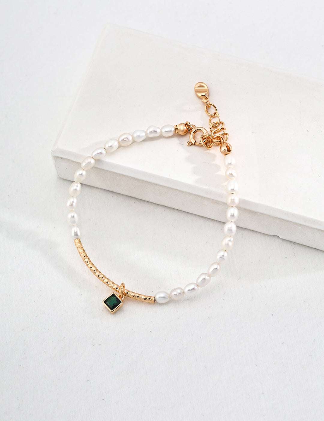 Pearl Ripple Symphony Bracelet |Eudorra Jewelry.