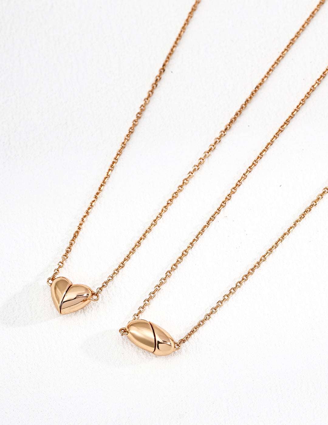 Magnetic Heart Necklace | Magnetic Bond Necklace | Eudorra Jewelry