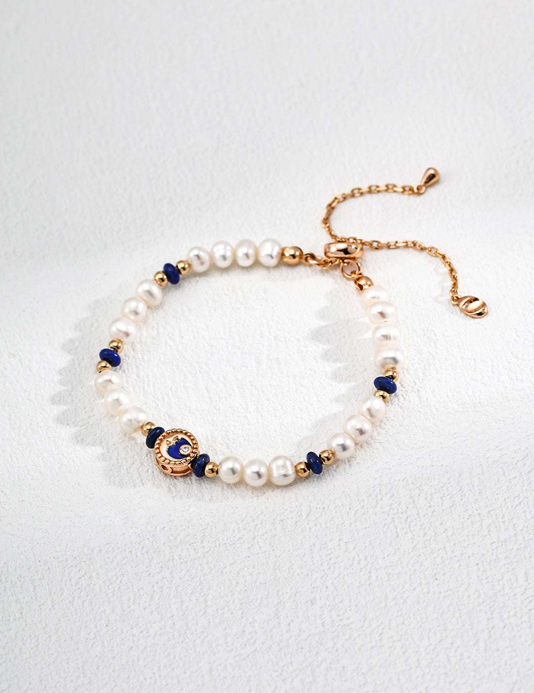 Celestial Pearl Strand Bracelet |Eudorra Jewelry.