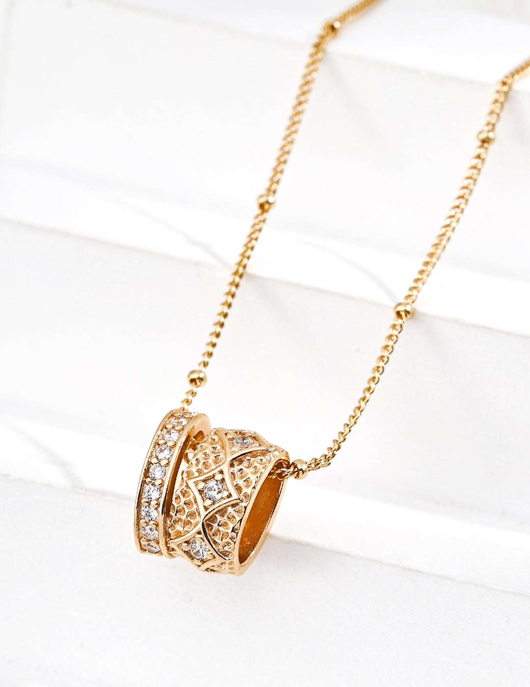 Aria of Tarnished Light Necklace |Eudorra Jewelry.