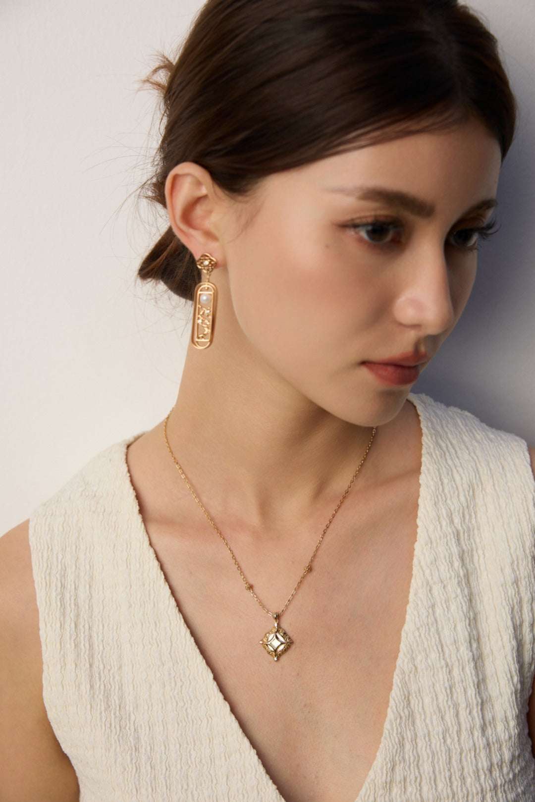 Thalassa Chronicle Pendant Necklace |Eudorra Jewelry.