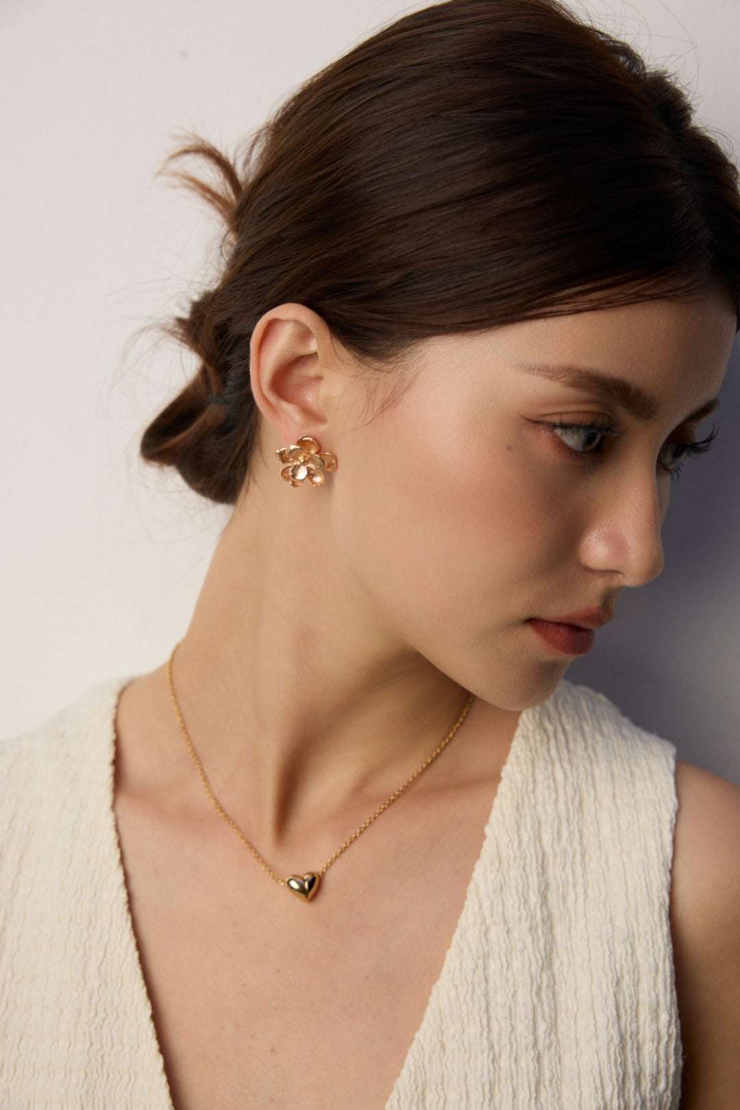 Botanic Radiance Silhouette Earrings |Eudorra Jewelry.