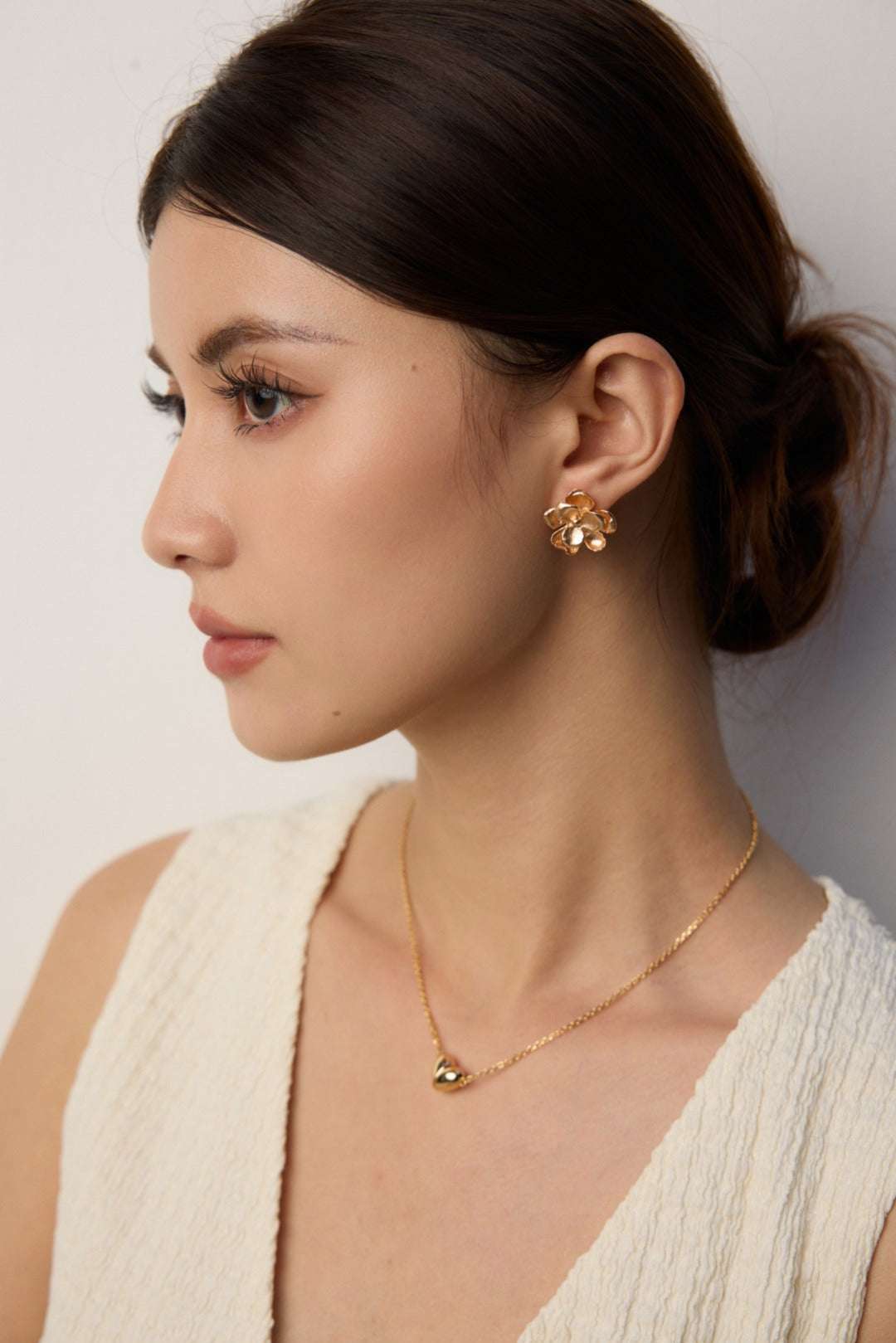 Botanic Radiance Silhouette Earrings |Eudorra Jewelry.