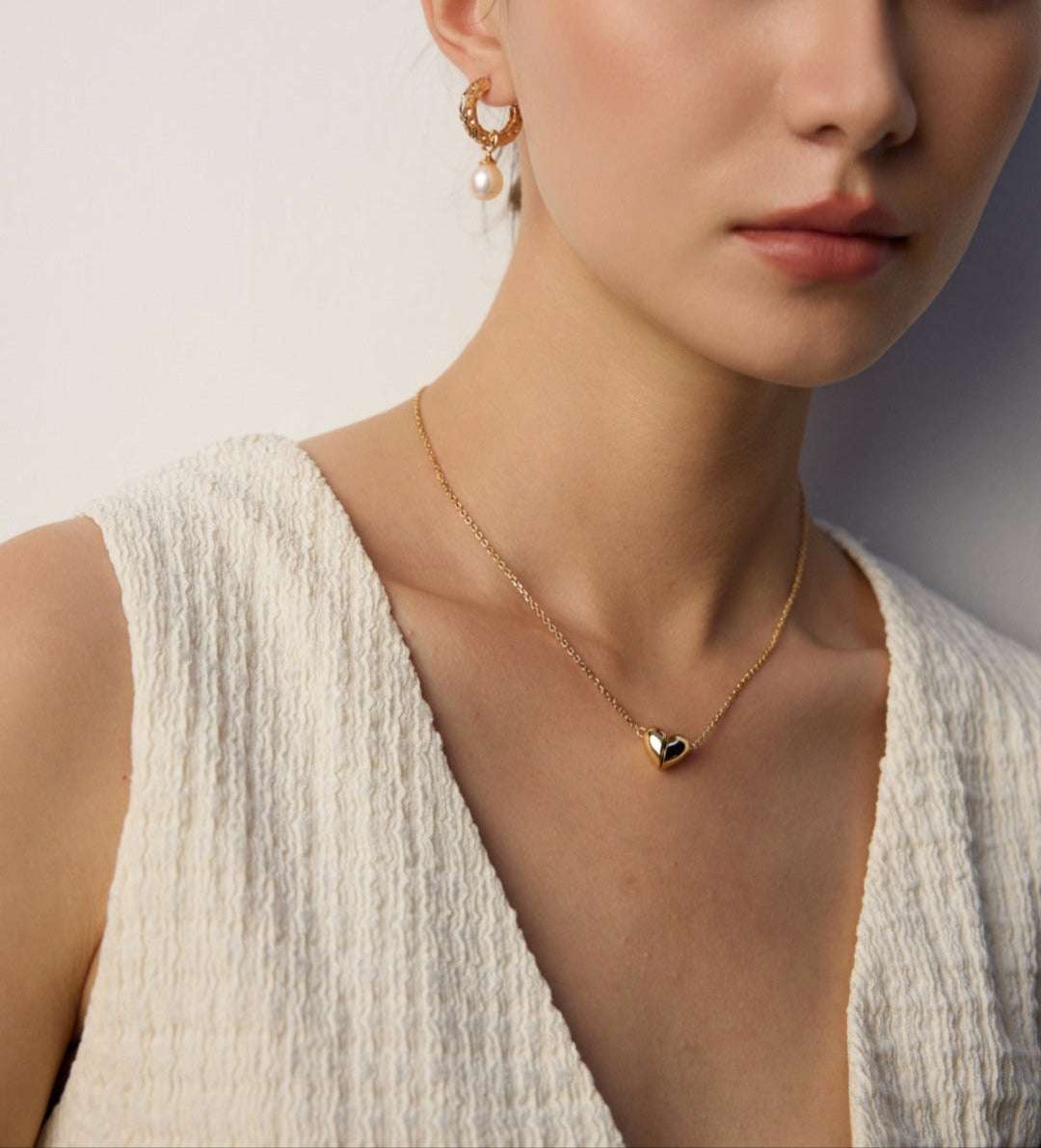 Magnetic Heart Necklace | Magnetic Bond Necklace | Eudorra Jewelry