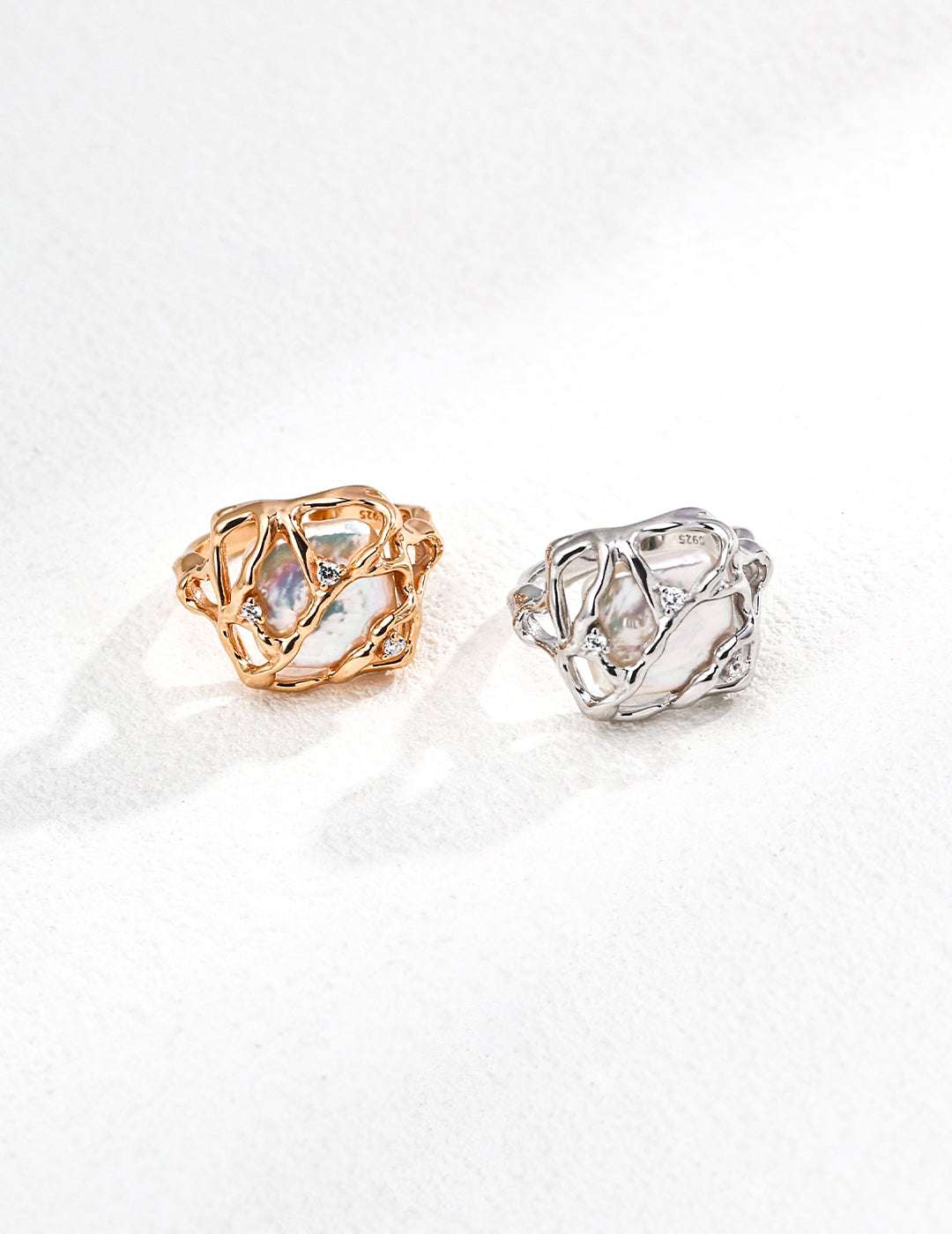 Lunar Spark Earrings |Eudorra Jewelry.