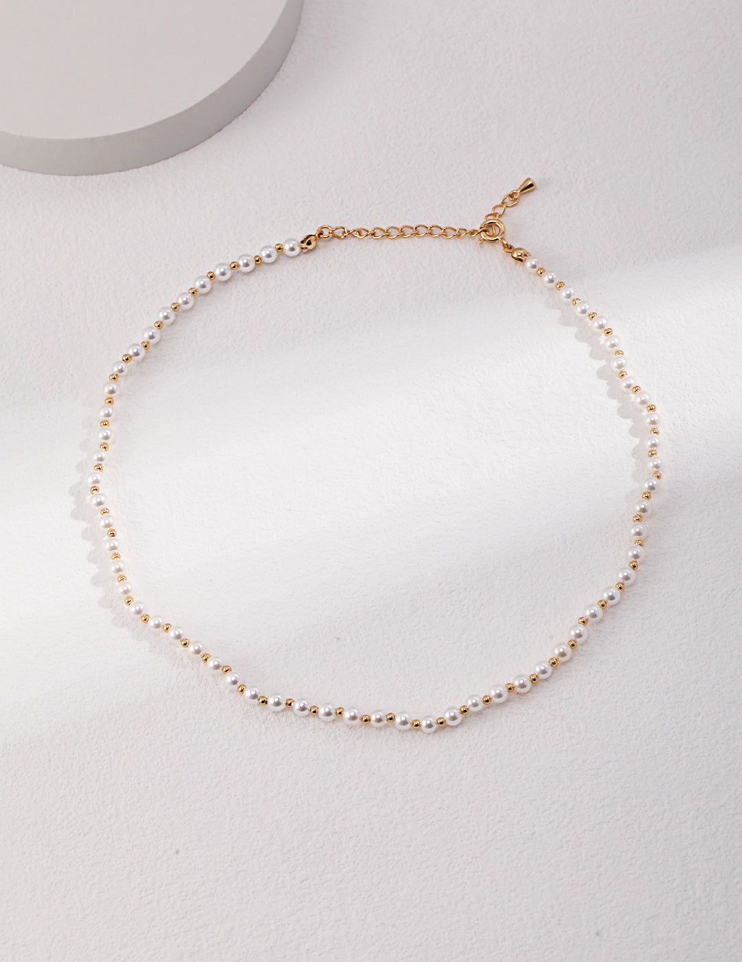 Freshwater Pearl Necklace | Pearl Chain Necklace | Eudorra Jewelry