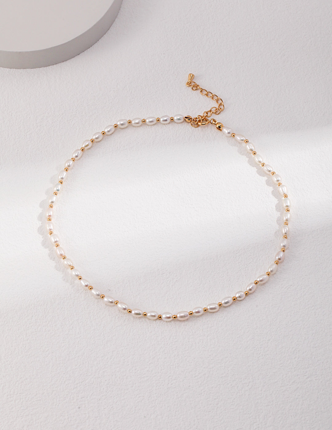Freshwater Pearl Necklace | Pearl Chain Necklace | Eudorra Jewelry