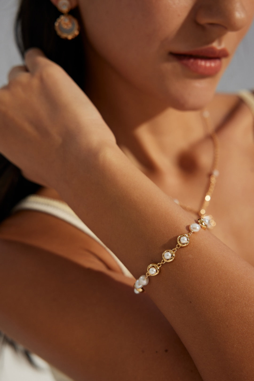Women's Pearl Braclet | Freshwater Pearl Bracelet | Eudorra Jewelry