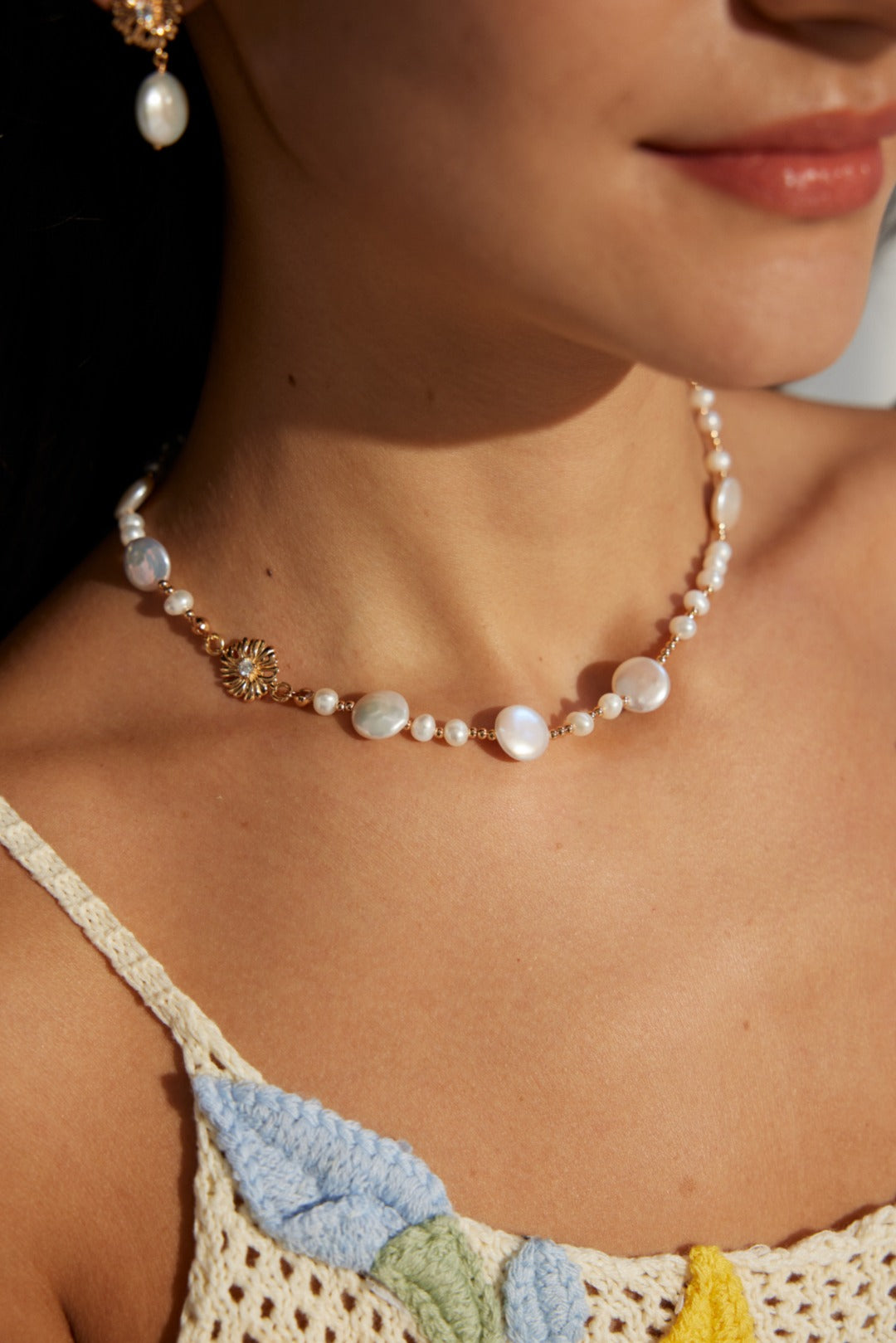 Luxury Pearl Necklace | Women's Pearl Necklace | Eudorra Jewelry