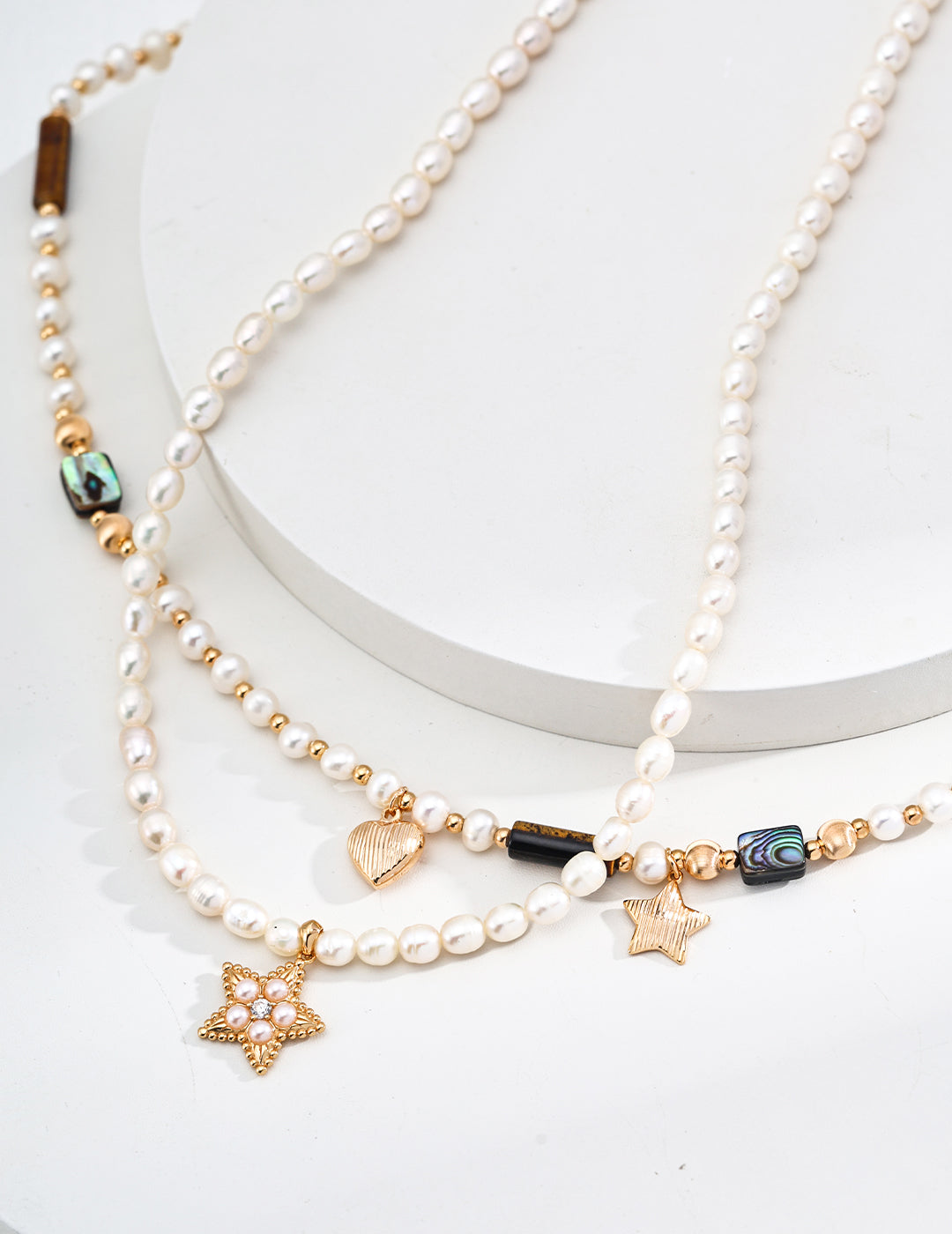 Natural Pearl Necklace | Starry Night Pearl Necklace | Eudorra Jewelry