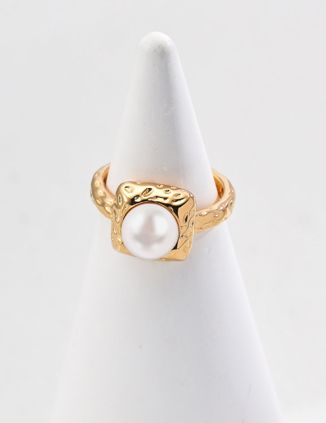 Nomadic Pearl Ring |Eudorra Jewelry.