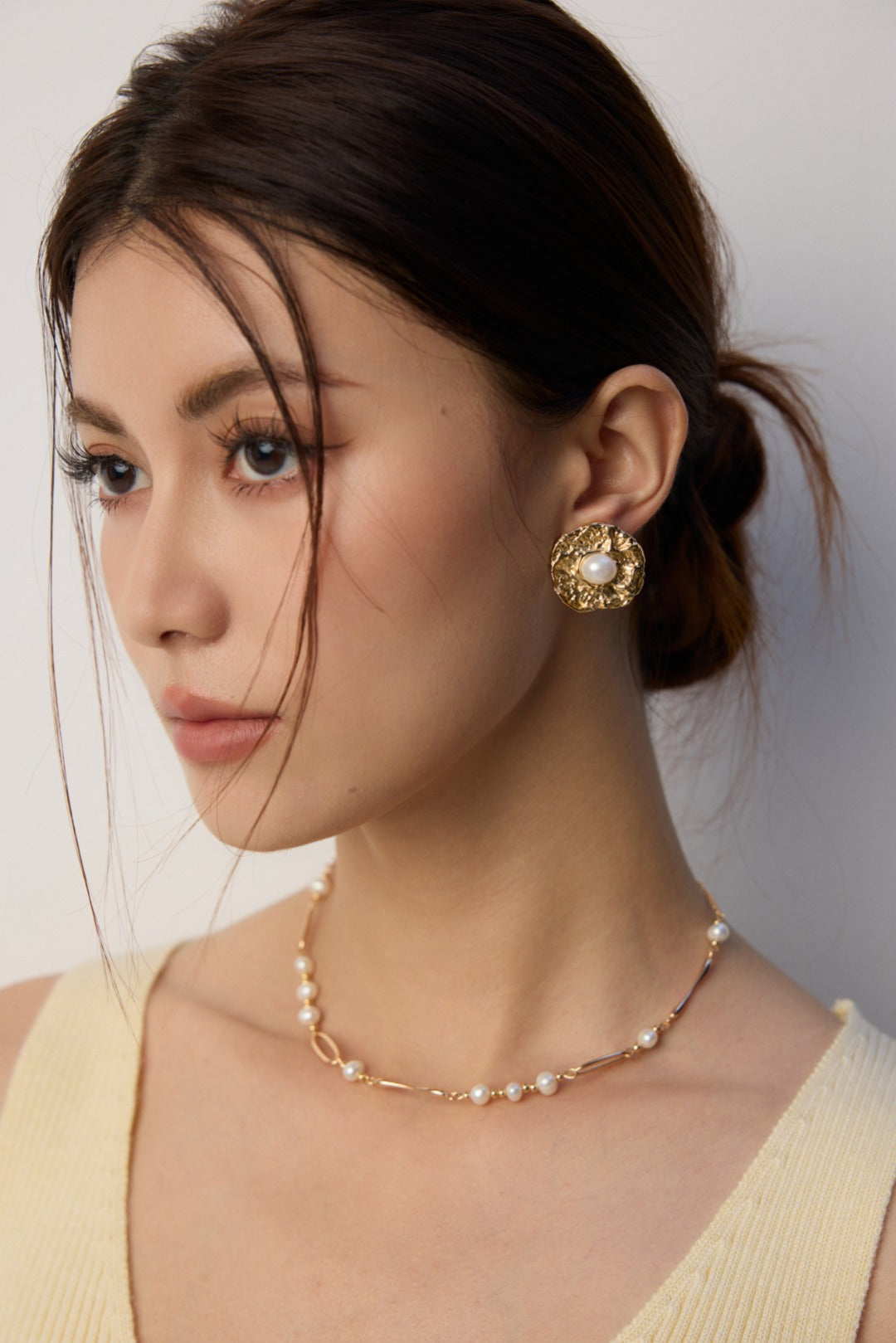 Women's Pearl Neckalce | Pearl Choker Necklace | Eudorra Jewelry