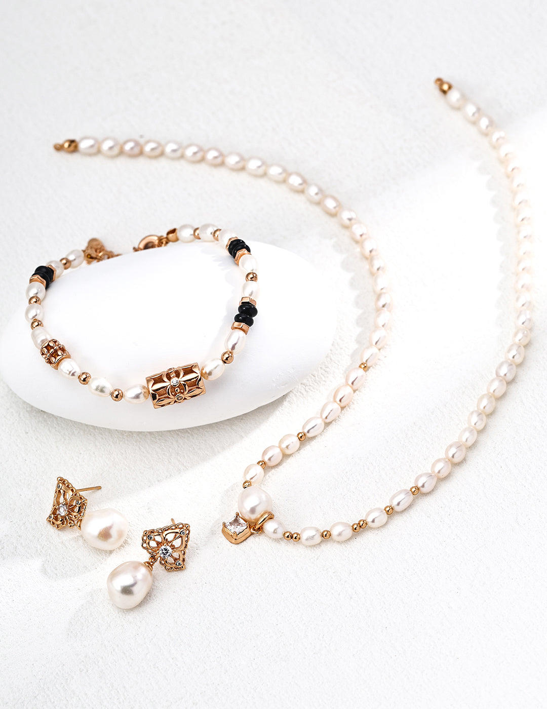 Dangle Pearl Earrings | Women's Pearl Earrings | Eudorra Jewelry