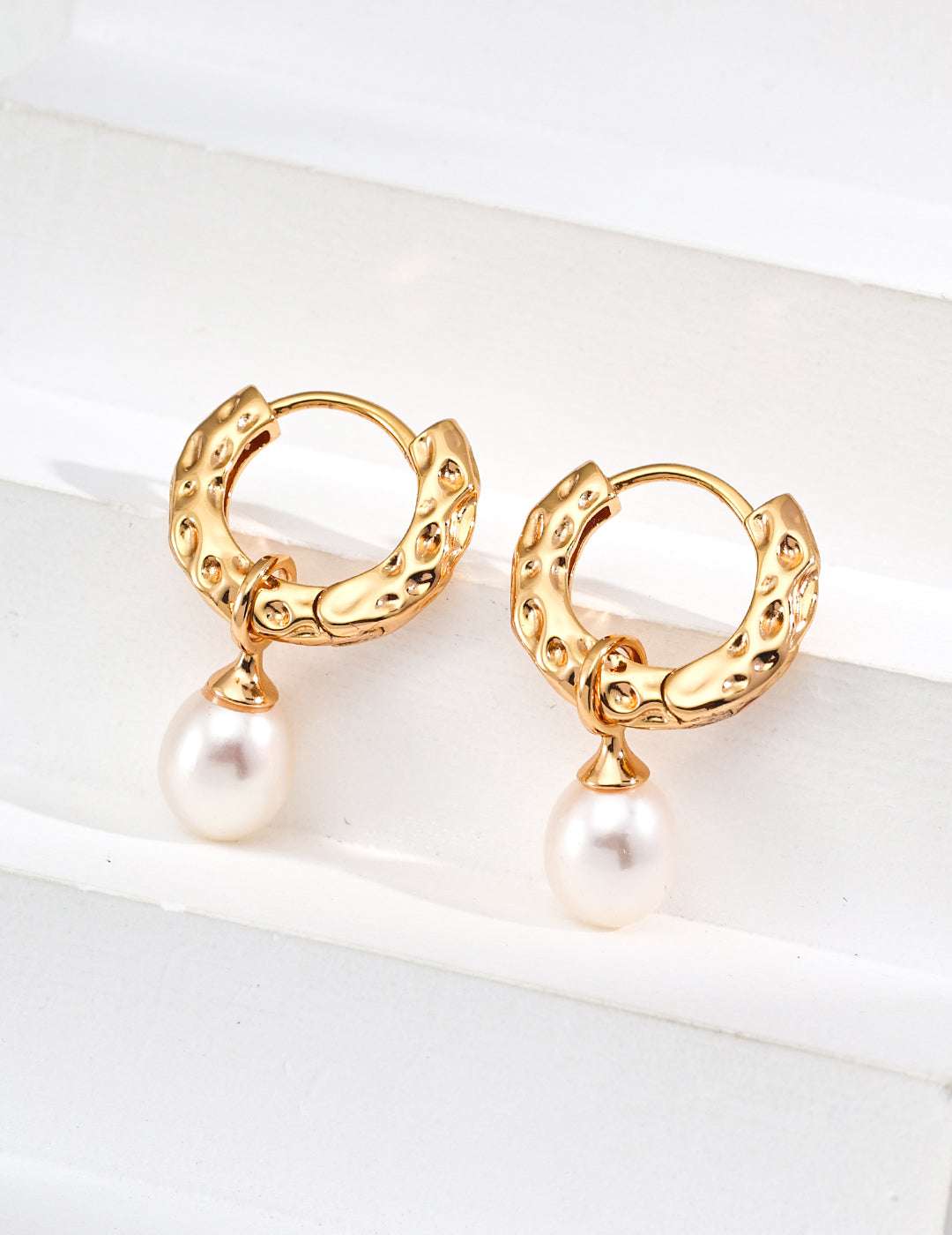 Freshwater Duet Earrings | Women's Pearl Earrings | Eudorra Jewelry