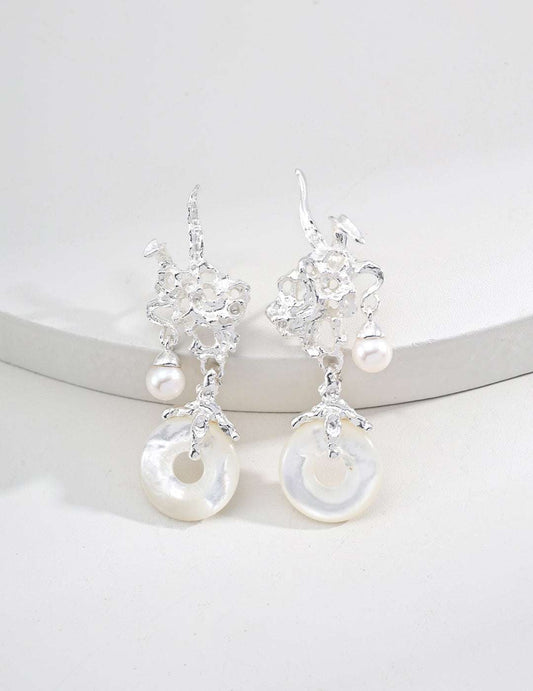 Baroque Aurora Earrings ｜Eudorra Jewelry.