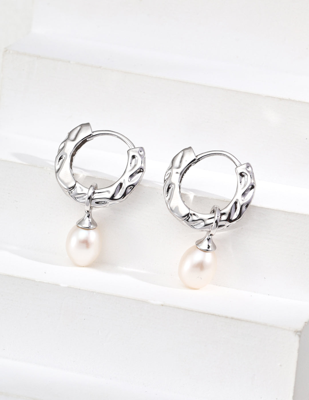 Freshwater Duet Earrings | Women's Pearl Earrings | Eudorra Jewelry