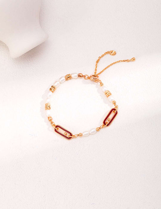 Vitreous Ripple Bracelet ｜Eudorra Jewelry.