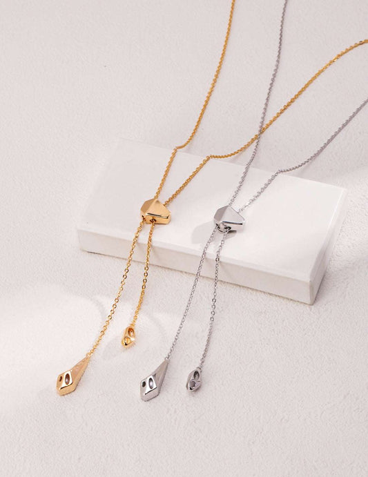 Silver FlexNecklace ｜Eudorra Jewelry.