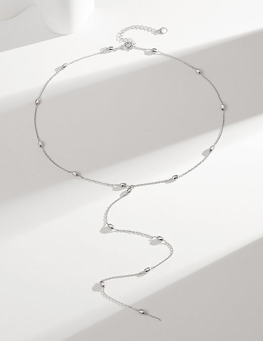 Linear Whisper Necklace ｜Eudorra Jewelry.