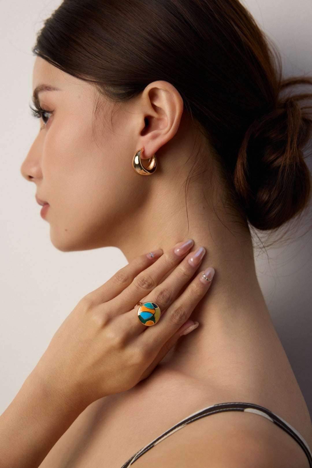 Naked Resonance Earrings ｜Eudorra Jewelry.