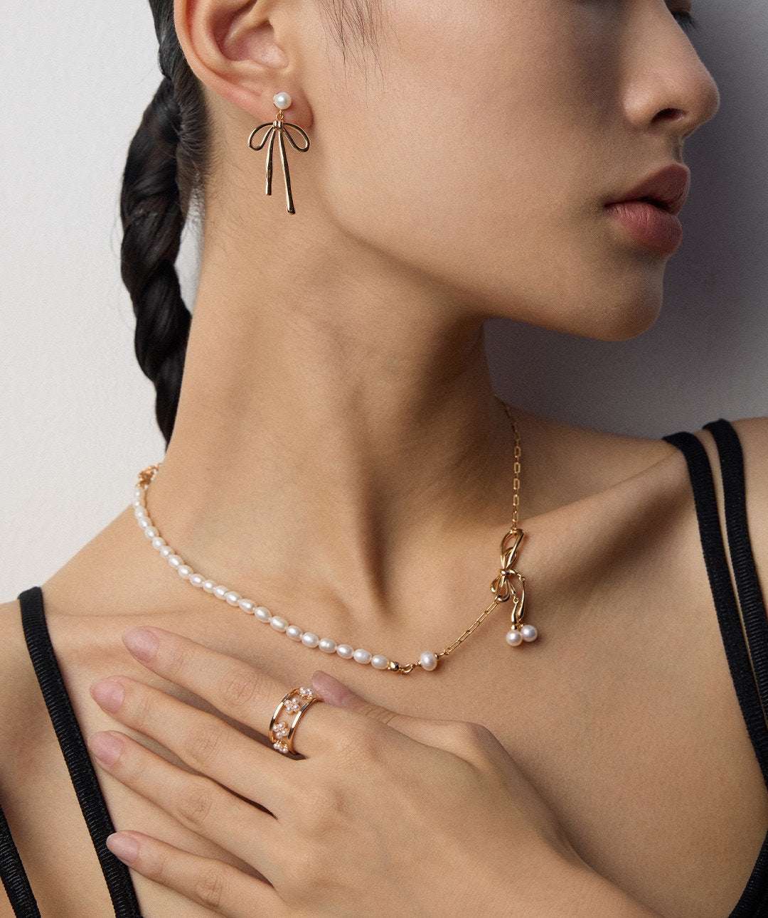 Baroque Whisper Necklace ｜Eudorra Jewelry.