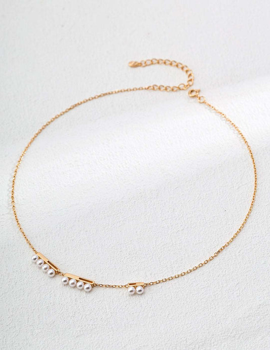 Nacre Radiance Necklace ｜Eudorra Jewelry.