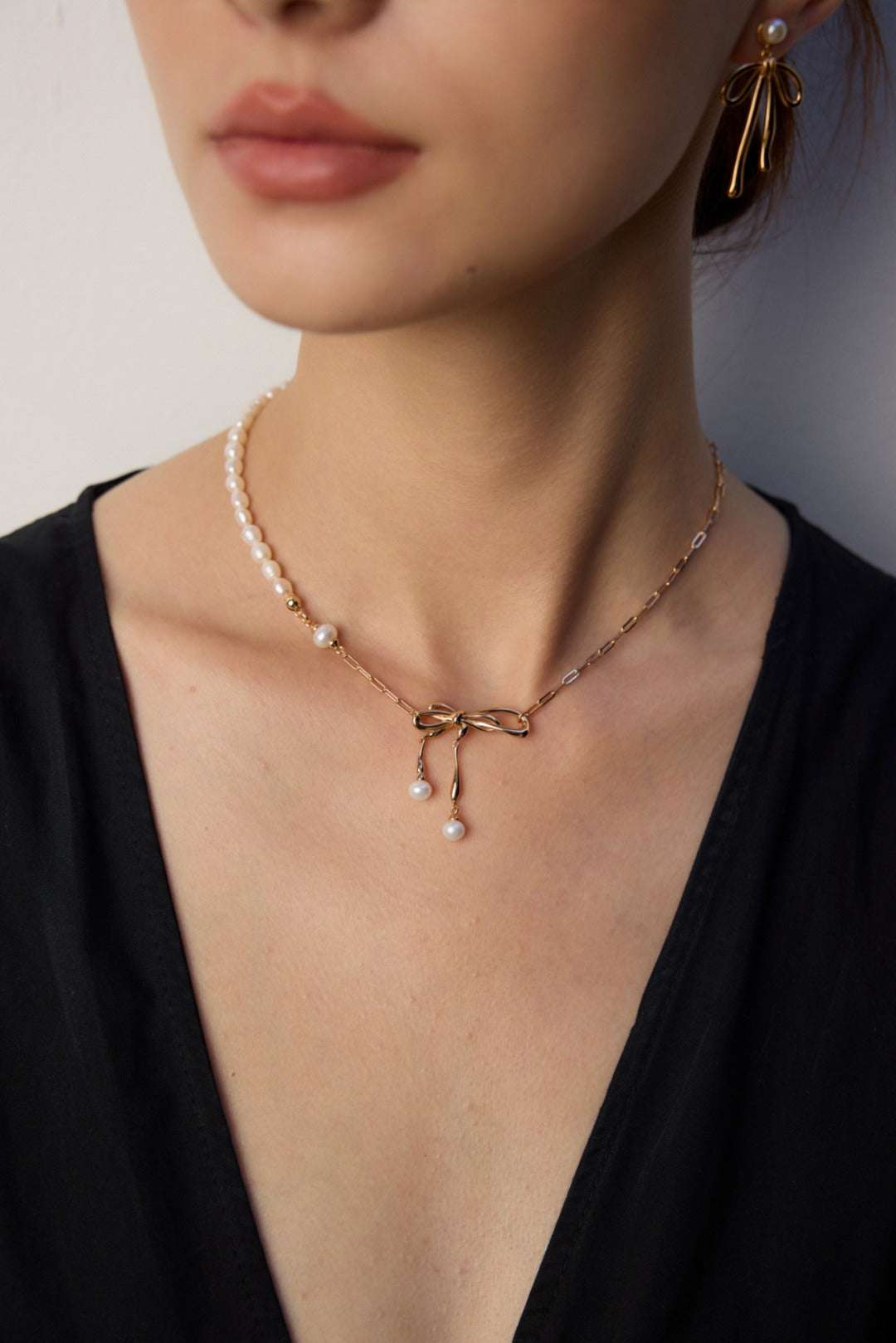 Baroque Whisper Necklace ｜Eudorra Jewelry.