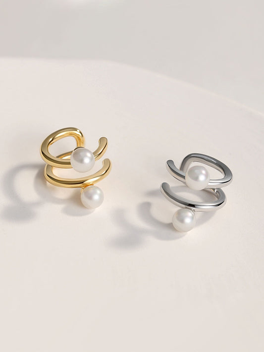 Nacre Rebellion Ear Cuff ｜Eudorra Jewelry.