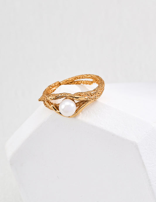 Lunar Soliloquy Ring ｜Eudorra Jewelry.