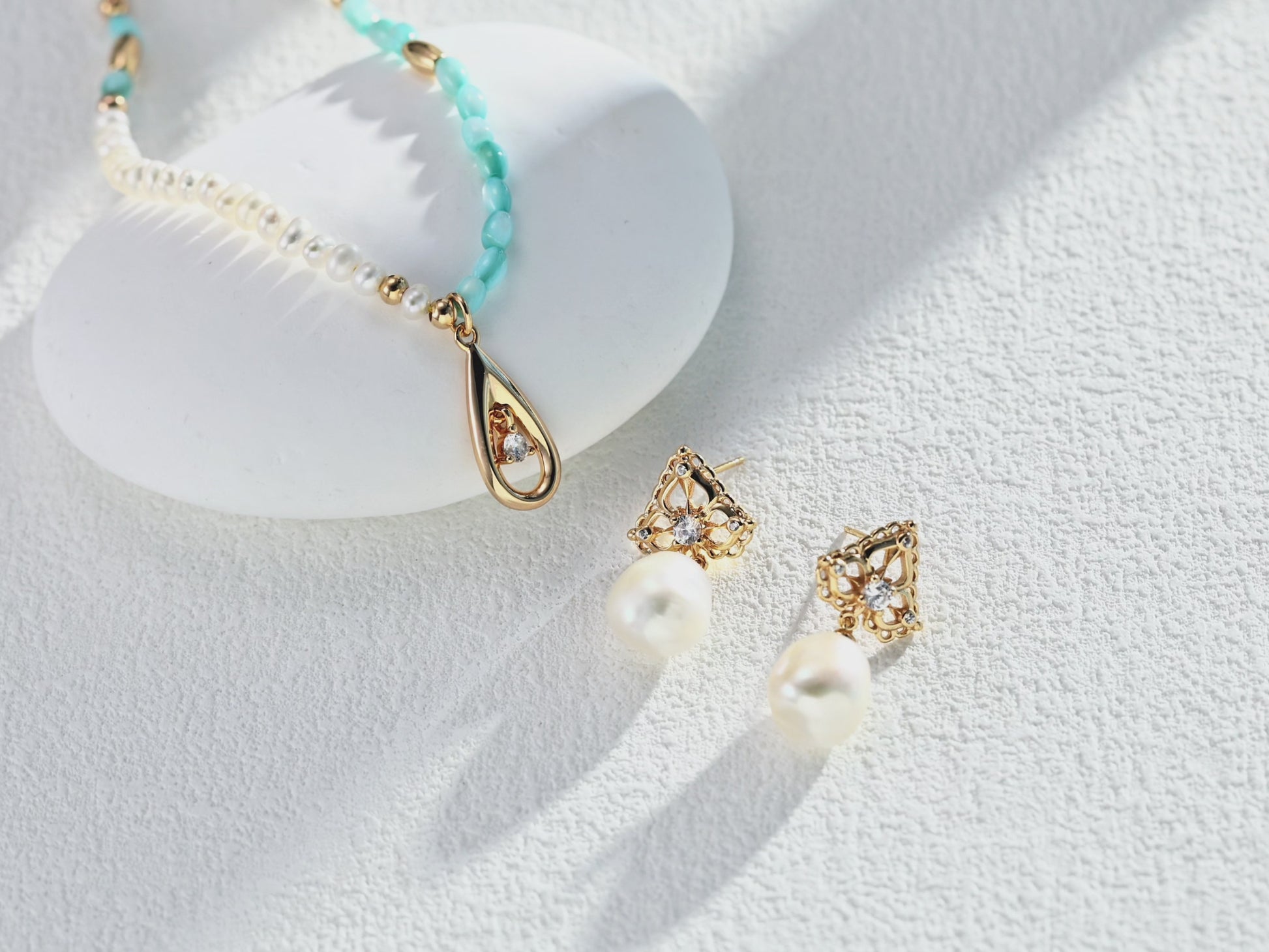 Dangle Pearl Earrings | Women's  Pearl Earrings | Eudorra Jewelry